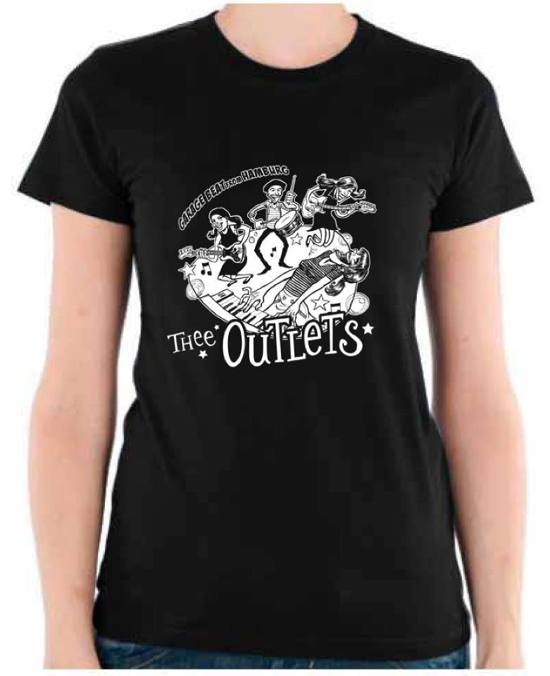 GIRL Shirt  - THEE OUTLETS / black-M