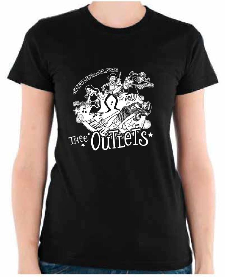 GIRL Shirt  - THEE OUTLETS / black-M