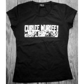 GIRL Shirt - CURLEE WURLEE! Logo / black-S