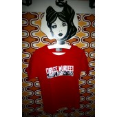 GIRL Shirt - CURLEE WURLEE! Logo / RED-S
